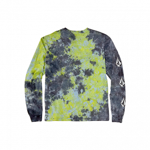 T-shirt Enfants VOLCOM Iconic Dye - Manches Longues - Lime Tie D